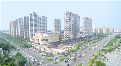 繁荣的昌建东外滩.